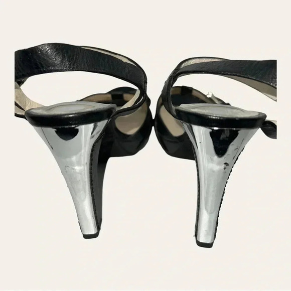 Women’s MICHAEL MICHAEL KORS STILETTO HEEL OPEN TOES STRAP ADJUSTABLE ANKL SZ 6M - Picture 6 of 10